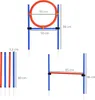Pawhut – sada pro agility a slalom pro psy, trénink psích Náhled obrázku produktu 11