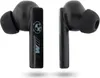 A pair of black wireless earbuds with the BMW M logo and branding. Anteprima dell’immagine prodotto