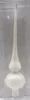 Christbaumspitze Glas 26cm winterweiß matt Produktbild-Vorschau 5
