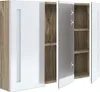 Armadietto Bagno con Specchio e LED 89x14x62 cm Bianco e Anteprima dell’immagine prodotto 4