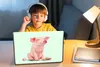 MuchoWow® Laptop Aufkleber Sticker Cover Schwein - Rosa - Produktbild-Vorschau 3