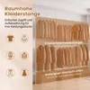 COSTWAY uitschuifbare garderobekast, in hoogte verstelbaar, Productafbeelding-voorbeeld 4