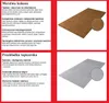 A collage showing two different materials used in mattresses, with descriptive text. Náhled obrázku produktu