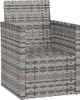 VidaXL 362321, Taras, Obite siedzisko, Technorattan, Stal, Podgląd zdjęcia produktu 1