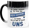 Farbwechsel-Tasse Spruch Für dich das Beste Geschenk zu Produktbild-Vorschau 1