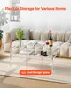 SucceBuy Moderner rechteckiger Couchtisch mit zwei Ebenen Produktbild-Vorschau 4