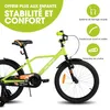 HILAND 20 Zoll Kinderfahrrad mit Stützrädern Korb Produktbild-Vorschau 2