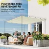Outsunny Toile de toit de rechange pour pergola toile de Voir les images du produit 4
