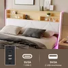 Letto matrimoniale INONEFT 160 x 200 cm con contenitore, Anteprima dell’immagine prodotto 4