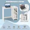Biurko biurowe, biurko z regałem, biurko drewniane, biurko Podgląd zdjęcia produktu 2
