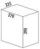 A diagram of a rectangular prism with dimensions labeled. Anteprima dell’immagine prodotto