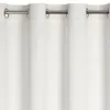 Vorhang LILI weiß 140x250 cm  Ösen Ösenvorhang Produktbild-Vorschau 5