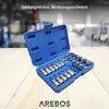 AREBOS Sada nástrčných kľúčov Torx 34 ks | E- a T-profil | Náhľad obrázku produktu 6