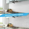 Samoprzylepne płytki ścienne 20 sztuk 30x15 cm 0,9 m² Białe Podgląd zdjęcia produktu 4