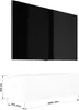 Hängendes TV-Schrank, A: B: 100 cm, H: 34 cm, T: 32 cm, Produktbild-Vorschau 3