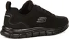 A side view of a black Skechers shoe. Voir les images du produit