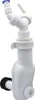 A white plumbing fixture, likely a siphon, is shown against a white background. Produktbild-Vorschau