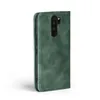 A green flip case for a smartphone is shown against a white background. Produktbild-Vorschau