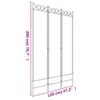 A line drawing of a three-panel screen with dimensions indicated. Voir les images du produit