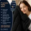 Koc obciążeniowy ELONEO z polaru typu sherpa, koc Podgląd zdjęcia produktu 3