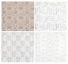 4 Rollen Geschenkpapier Set 70x200cm Geburtstag Weiß Braun Produktbild-Vorschau 2