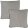 Kissenbezug 80x80 cm taupe Kissenhülle 3D Waben Kissen Produktbild-Vorschau 2