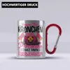 Trendation - Feuerwehr Frau Edelstahl Tasse Karabiner Produktbild-Vorschau 2