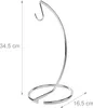 Relaxdays Bananenhalter, Metall, H x D: 34,5 x 16,5 cm, Produktbild-Vorschau 4