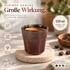 8er Set Espressotassen 110 ml aus Keramik – ohne Henkel, 4 Produktbild-Vorschau 7
