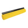 A yellow sponge mop head with a black plastic holder, isolated on a white background. Podgląd zdjęcia produktu