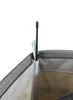 A close-up view of the top edge of a laundry basket with a black support rod extending upwards. Anteprima dell’immagine prodotto