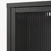 Sideboard ’Säkylä’ Stahl mit 2 Glastüren geriffelt 84 x 64 Produktbild-Vorschau 9