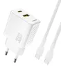 DUDAO Dudao A27TCEU Adapter 30Watt 1xUSB-C 1xUSB-A 1m USB-C Náhled obrázku produktu 1