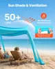 SucceBuy Strandzelt mit Sonnenschutz (UPF 50+) 3 x 3 x 2 m, Produktbild-Vorschau 3