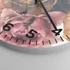 Wanduhr - Rund - Glasuhr - Blumenstrauß Blumen Braut - Produktbild-Vorschau 5