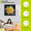 ARTland Leinwandbild Gelbe Rose Größe: 50x50 cm Produktbild-Vorschau 2