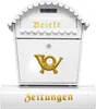 Großer Briefkästen XXL Zeitungsrolle Briefkasten Weiß 1RS Produktbild-Vorschau 1
