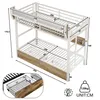Letto a castello Flieks 90x200 cm con LED, letto in metallo Anteprima dell’immagine prodotto 5