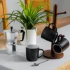 Argon Ta Kaffeetassen in matten Farben – 350 ml – Schwarz – Produktbild-Vorschau 4