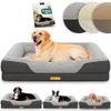 Lit orthopédique pour chien ELONEO, taille L - Gris Voir les images du produit 1