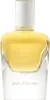 A perfume bottle with yellow liquid inside, on a white background. Produktbild-Vorschau