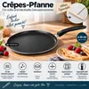 Chef Traiteur Ø 26 cm Crepes-Pfanne Crepespfanne mit Produktbild-Vorschau 2