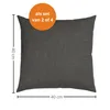 4er Set Sofakissen, 40 x 40 cm, Dekokissen, Kopfkissen, Produktbild-Vorschau 2