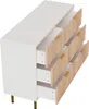 UnboxG 6-Schubladen Kommode 100×34×73 cm, moderner Produktbild-Vorschau 10