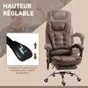 Vinsetto Fauteuil de bureau massant et chauffant, chaise de Voir les images du produit 6