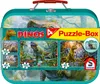 Puzzle Schmidt Dinozaury 2x60 + 2x100 elementów w walizce Náhled obrázku produktu 2