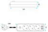 Stekkerdoos Toolight Jnh020-3A Black Productafbeelding-voorbeeld 8