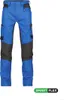 A pair of blue and gray work pants shown from the front against a white background. Produktbild-Vorschau