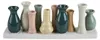 Handgefertigte kleine Keramik Deko Blumenvasen Set aus 10 Produktbild-Vorschau 1