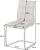 Industrial Freischwinger Stuhl MODENA vintage taupe mit Produktbild-Vorschau 8
